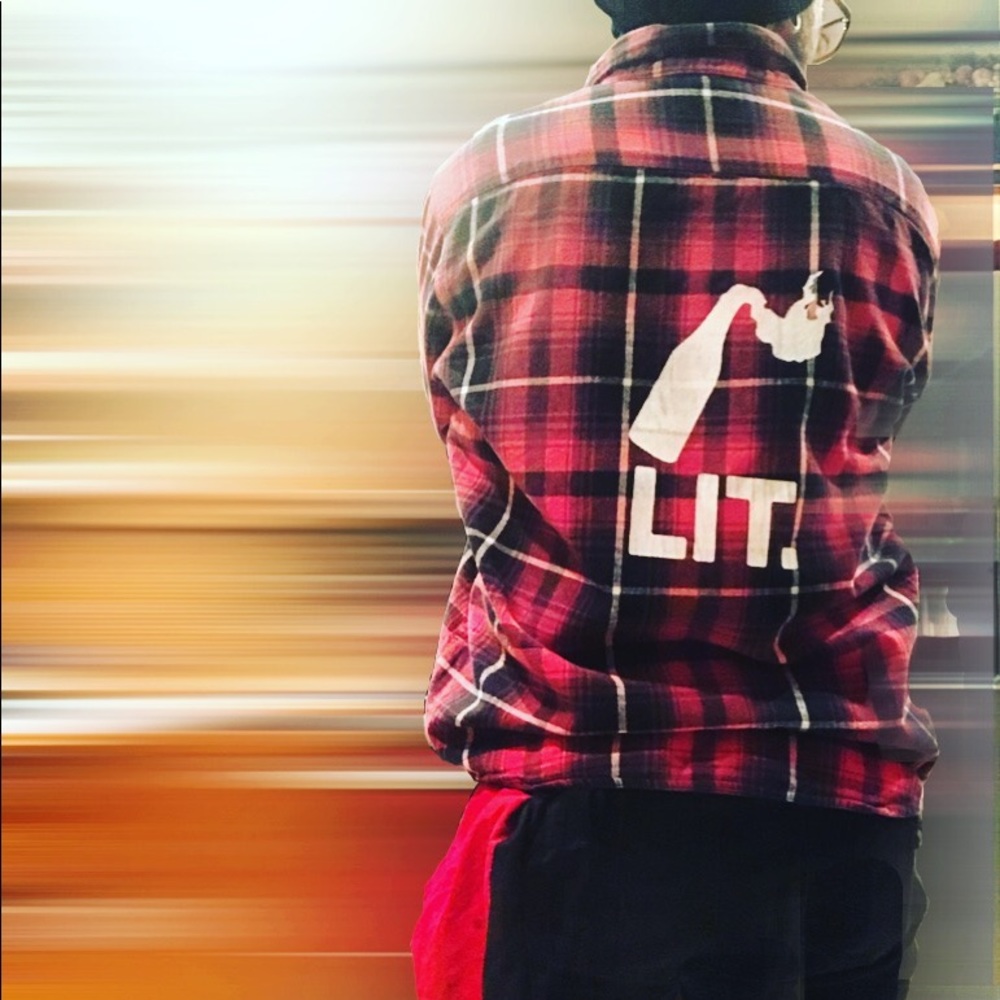 ONE OFF VINTAGE PRINTED FLANNELS